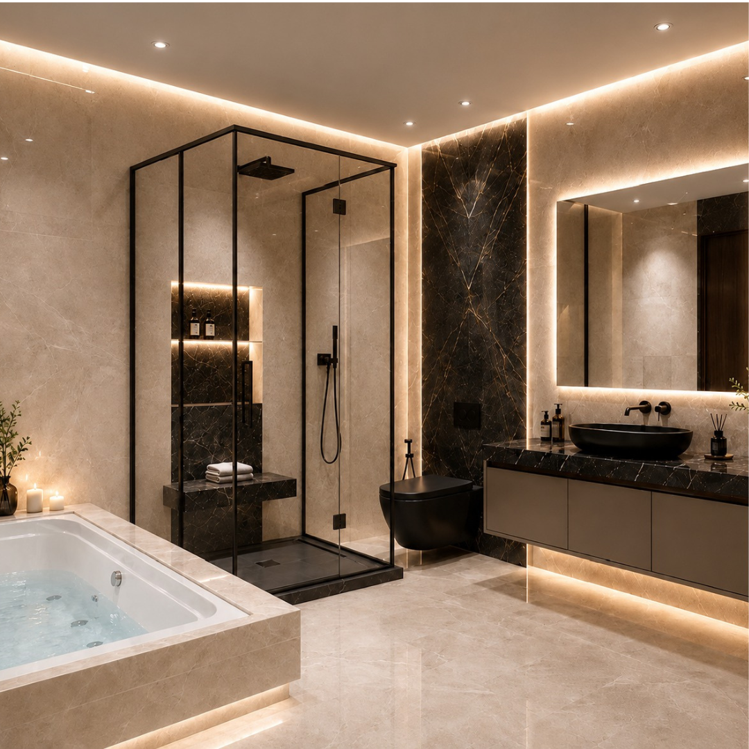 washrooms