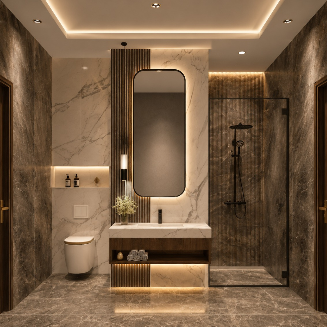 washrooms