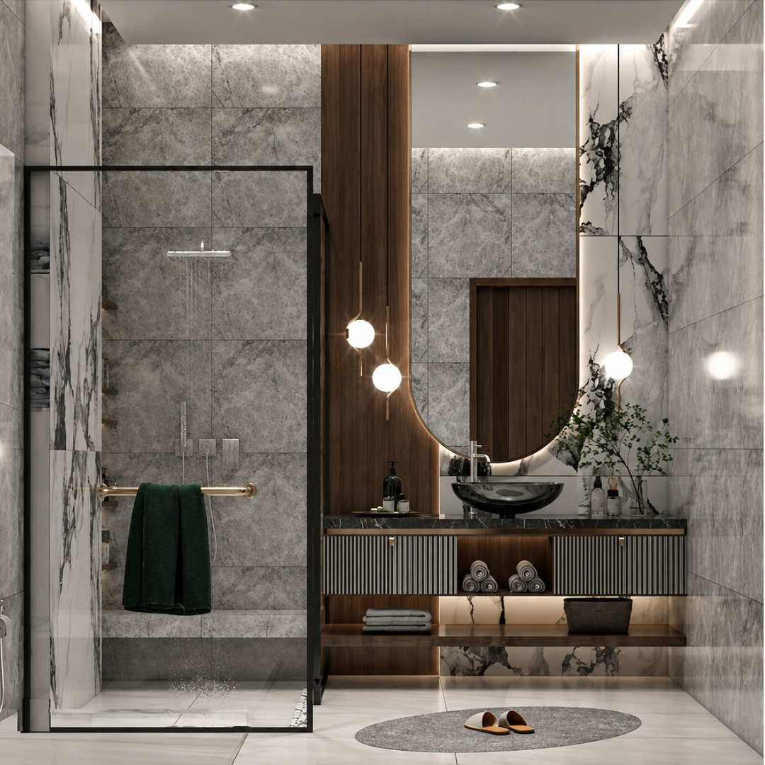 washrooms