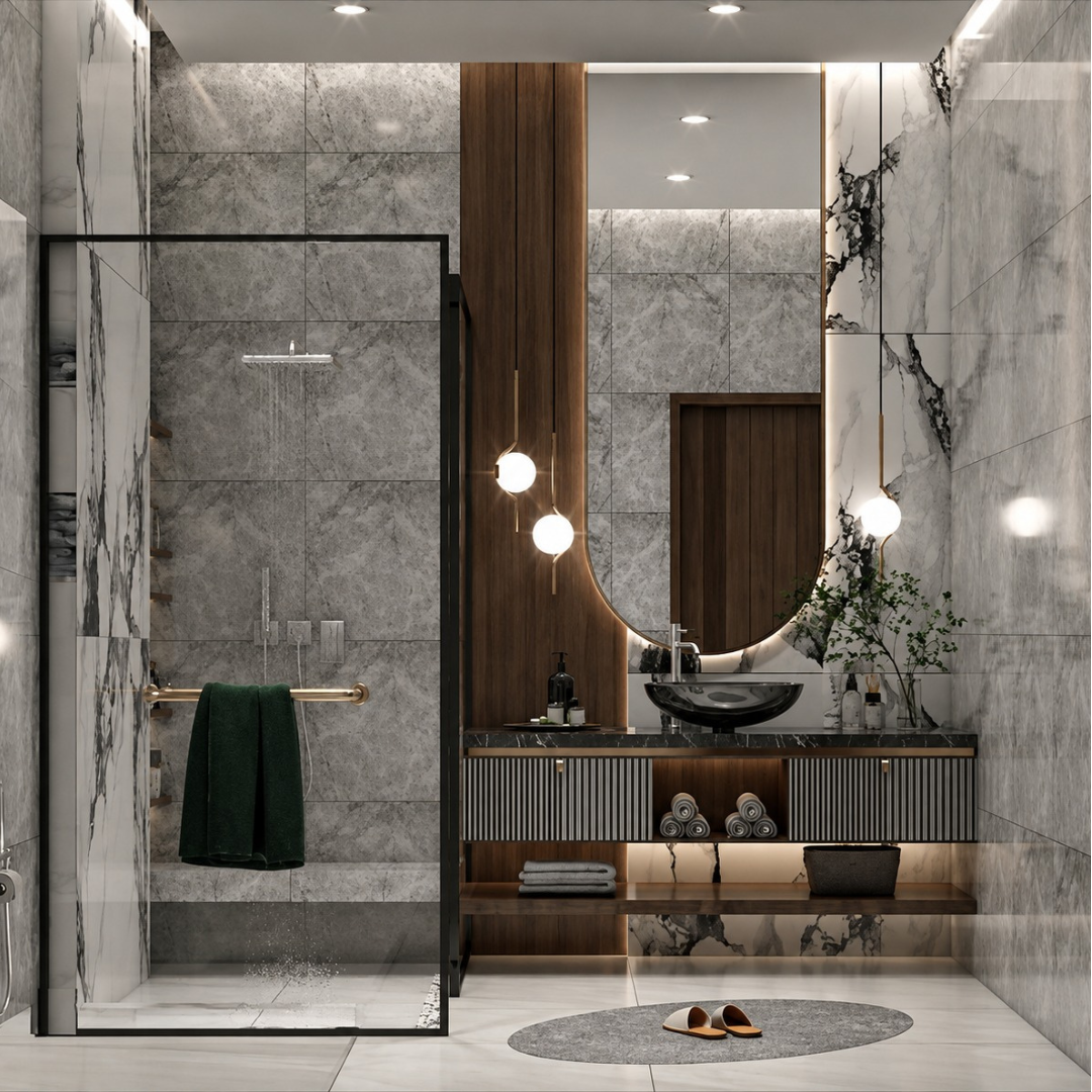 washrooms
