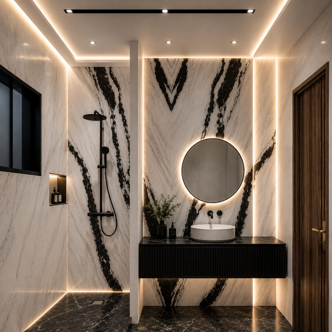 washrooms